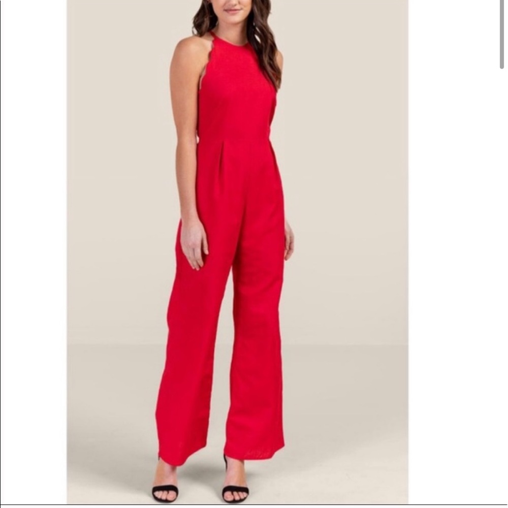 Womens Harper heritage red jumpsuit XS